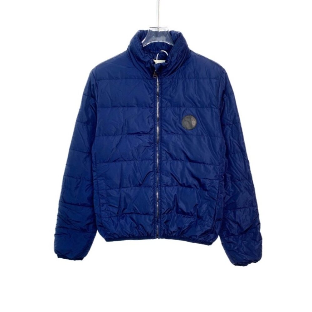 Gucci Blue Stand Collar Down Jacket - image 1